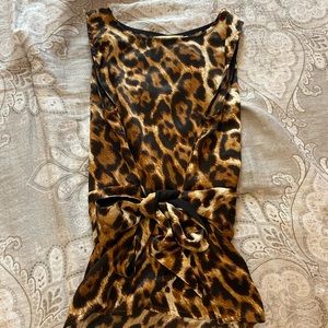 NWT Leopard Print Top